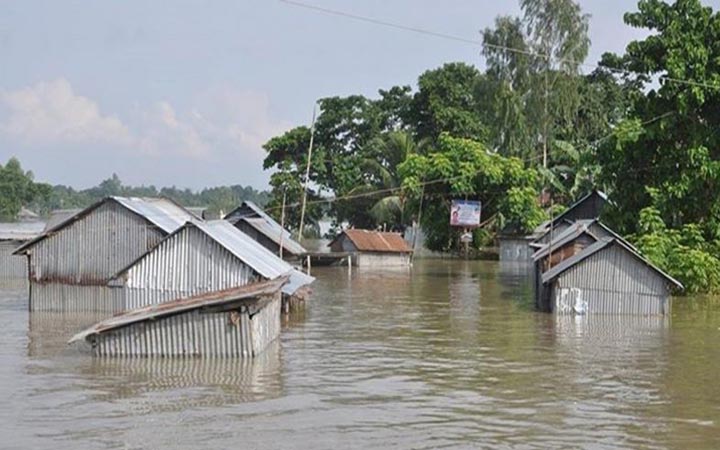 উত্তর ও উত্তর-পূর্বাঞ্চলের তিন জেলায় আকস্মিক বন্যার পূর্বাভাস